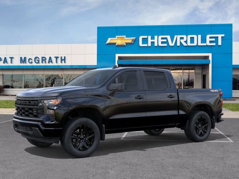 New 2026 Chevrolet Silverado 1500 Custom w/ LPO, Dark Essentials Package AWD/4WD image 2