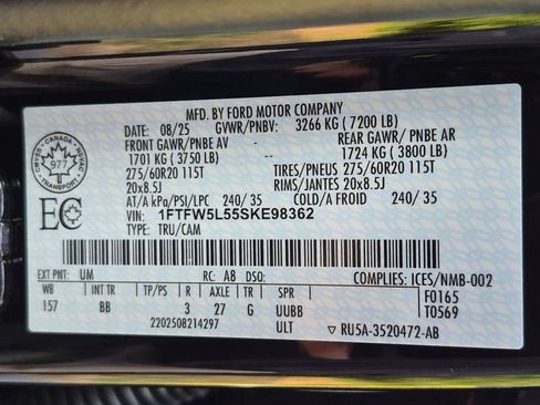 Used 2025 Ford F150 Lariat AWD/4WD image 31