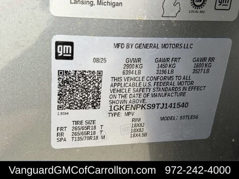 New 2026 GMC Acadia AT4 w/ LPO, Floor Liner Package AWD/4WD image 25