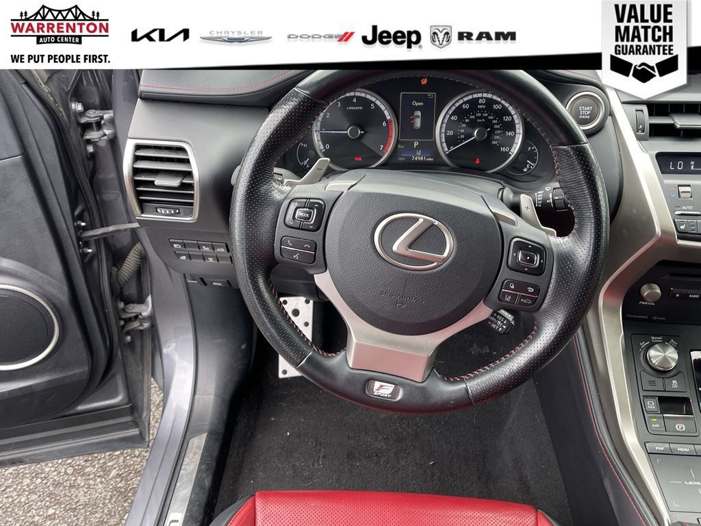 Used 2018 Lexus NX 300 F Sport w/ F Sport Premium Package AWD/4WD image 14