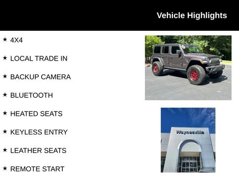 Used 2020 Jeep Wrangler Unlimited Rubicon AWD/4WD image 2