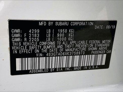 Used 2019 Subaru Impreza 2.0i Premium w/ Eyesight & BSD/Rcta & SRF image 32