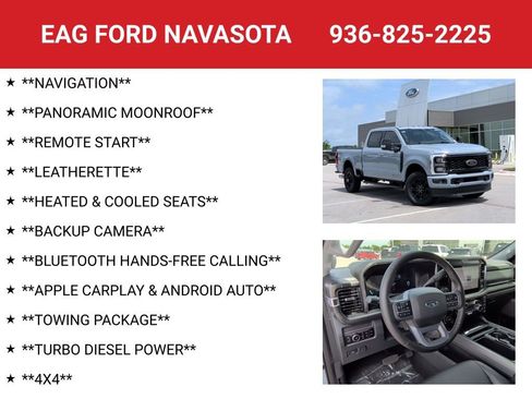 New 2026 Ford F250 Lariat w/ Black Appearance Package image 4