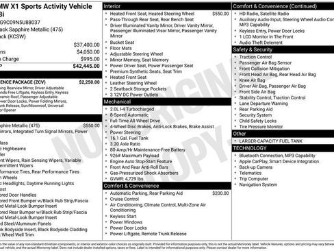 Used 2022 BMW X1 xDrive28i w/ Convenience Package image 39