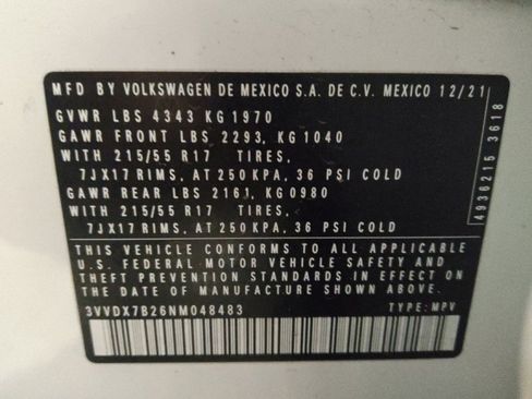 Used 2022 Volkswagen Taos S w/ IQ Drive S Package image 33