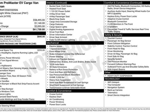 New 2025 RAM ProMaster 3500 w/ Convenience Group image 3