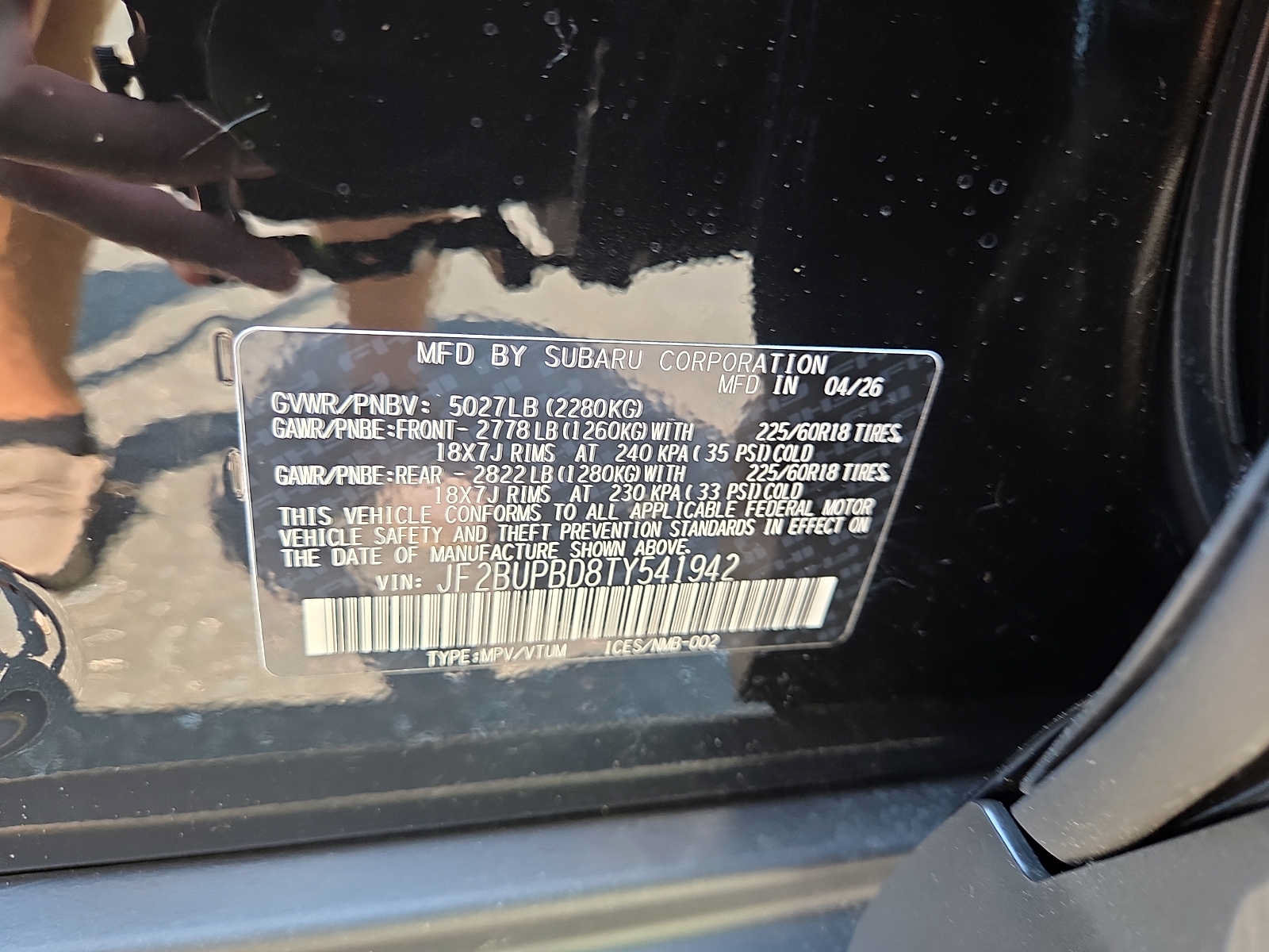 New 2026 Subaru Outback Premium AWD/4WD image 9