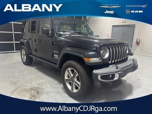 Used 2020 Jeep Wrangler Unlimited Sahara AWD/4WD image 1