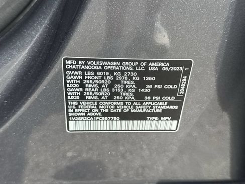Used 2023 Volkswagen Atlas SEL R-Line AWD/4WD image 33