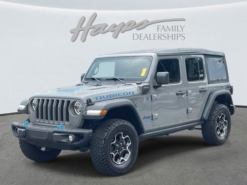 Used 2021 Jeep Wrangler Unlimited Rubicon 4xe w/ Steel Bumper Group image 1
