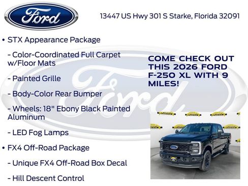 New 2026 Ford F250 XL w/ STX Appearance Package image 15