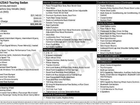 Used 2018 MAZDA MAZDA3 Touring image 5