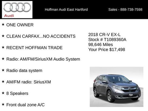 Used 2018 Honda CR-V EX-L image 6