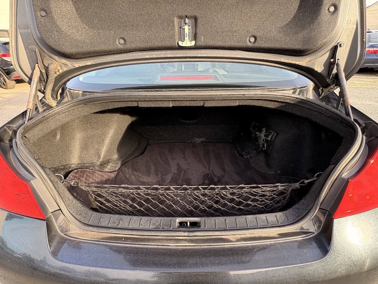 Used 2011 INFINITI G25 x w/ Moonroof Pkg AWD/4WD image 29