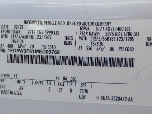 Used 2021 Ford F350 XL w/ Power Equipment Group image 51