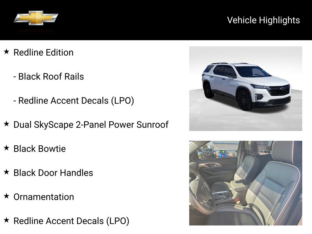 Used 2023 Chevrolet Traverse Premier w/ Redline Edition AWD/4WD image 19