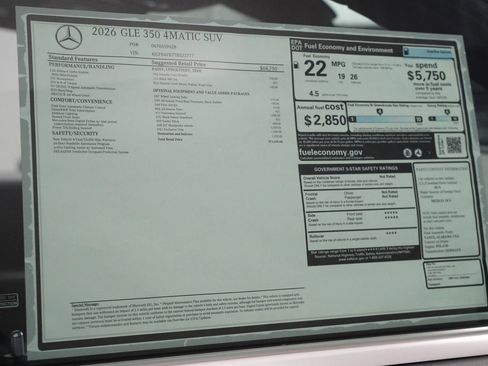 New 2026 Mercedes-Benz GLE 350 GLE 350 image 37