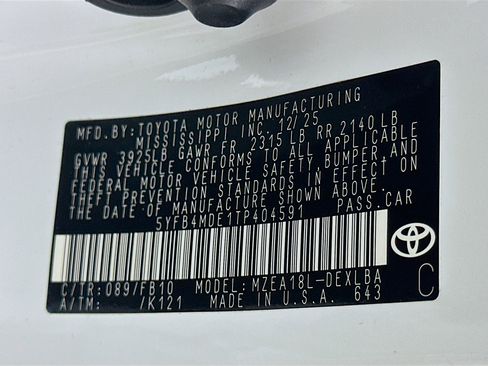 Used 2026 Toyota Corolla LE FWD image 12