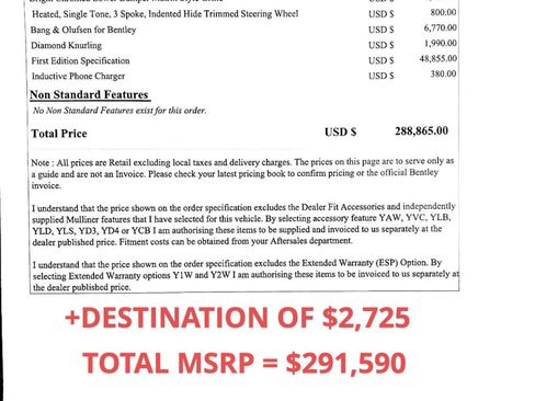 Used 2020 Bentley Continental GT w/ First Edition Specification image 5