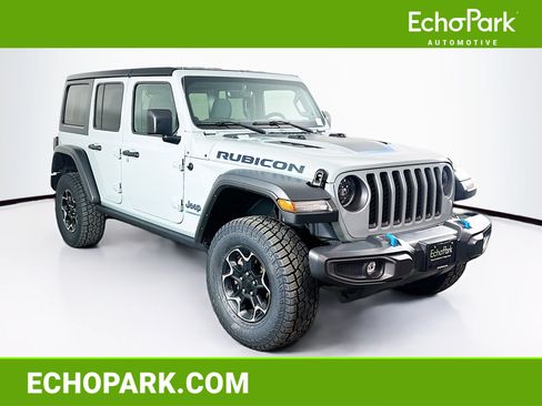 Used 2023 Jeep Wrangler Unlimited Rubicon 4xe w/ Cold Weather Group AWD/4WD image 1