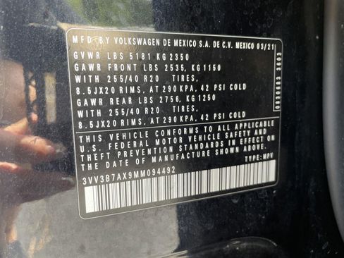 Used 2021 Volkswagen Tiguan SE R-Line FWD image 10