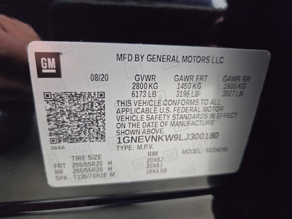 Used 2020 Chevrolet Traverse High Country w/ LPO, Floor Liner Package AWD/4WD image 64