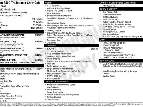 Used 2017 RAM 2500 Tradesman w/ Chrome Appearance Group image 3