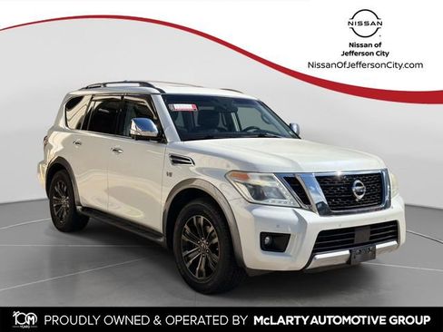 Used 2017 Nissan Armada Platinum w/ Captain Seat Package AWD/4WD image 1