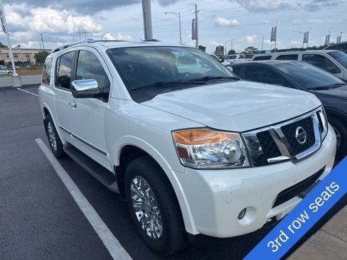 Used 2015 Nissan Armada Platinum w/ 2nd Row Captain Seat Package AWD/4WD image 3
