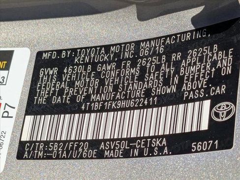 Used 2017 Toyota Camry SE image 15