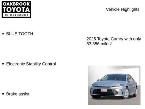 Certified 2025 Toyota Camry LE FWD image 6