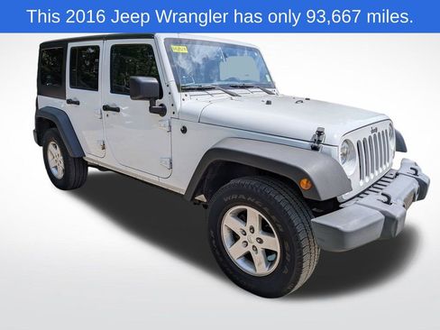 Used 2016 Jeep Wrangler Unlimited Sport w/ Quick Order Package 24S AWD/4WD image 1