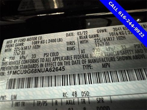 Used 2022 Ford Escape SE w/ Cold Weather Package image 25