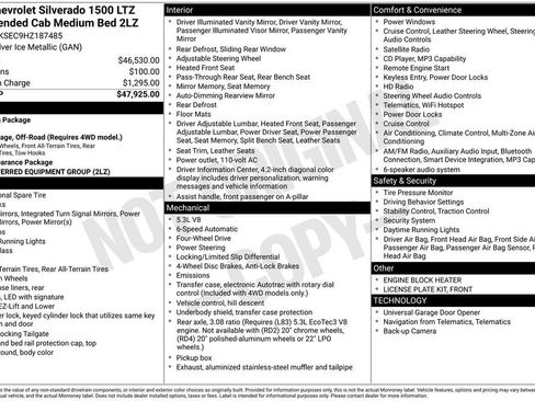 Used 2017 Chevrolet Silverado 1500 LTZ Z71 AWD/4WD image 1
