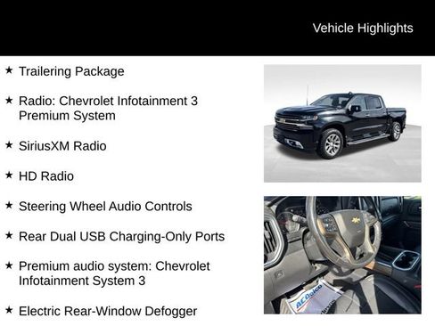 Used 2019 Chevrolet Silverado 1500 High Country w/ Technology Package AWD/4WD image 15