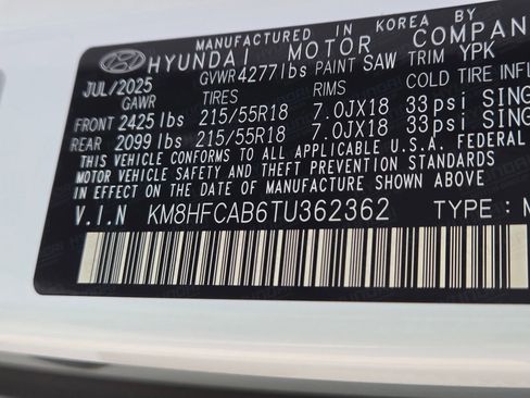 New 2026 Hyundai Kona SEL Sport AWD/4WD image 20