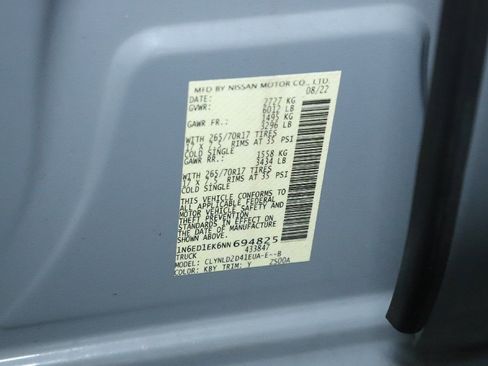 Certified 2022 Nissan Frontier PRO-4X w/ Pro-4X Premium Package image 23