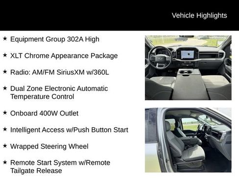 Used 2023 Ford F150 XLT w/ Equipment Group 302A High AWD/4WD image 12