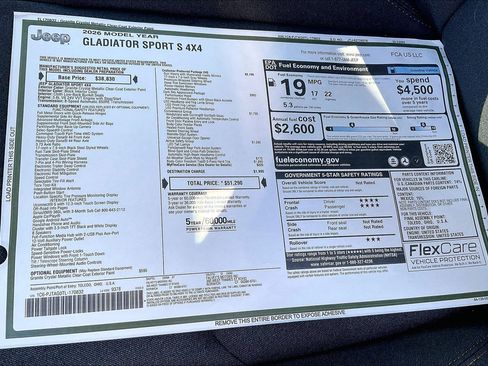 New 2026 Jeep Gladiator Sport image 14