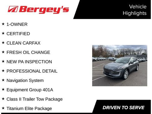 Certified 2022 Ford Escape Titanium w/ Titanium Elite Package image 5