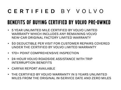 Certified 2025 Volvo XC60 B5 Plus w/ Protection Package Premier