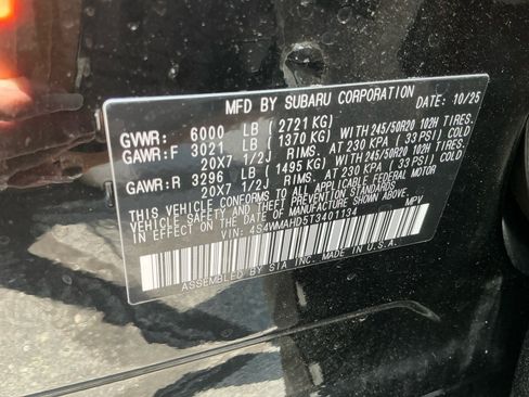 Used 2026 Subaru Ascent Limited Bronze AWD/4WD image 39