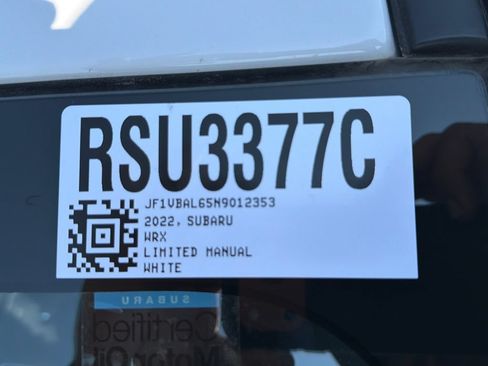 Used 2022 Subaru WRX Limited AWD/4WD image 50