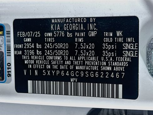 Used 2025 Kia Telluride S FWD image 12