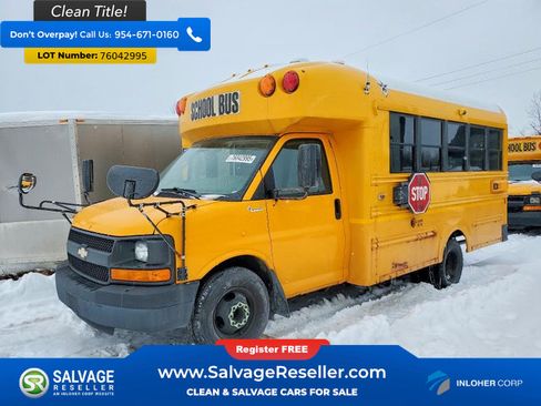 Used 2015 Chevrolet Express 3500 w/ School Bus Package RWD image 3