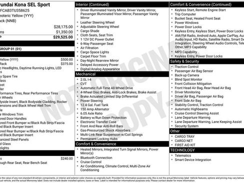 New 2026 Hyundai Kona SEL Sport image 35