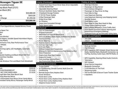 Certified 2023 Volkswagen Tiguan SE AWD/4WD image 40
