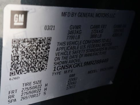 Used 2021 Chevrolet Suburban High Country AWD/4WD image 67