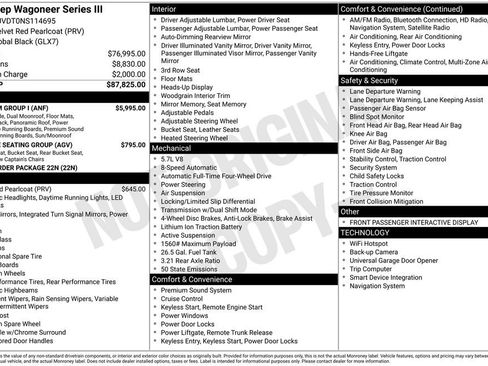 Used 2022 Jeep Wagoneer Series III w/ Premium Group I image 7