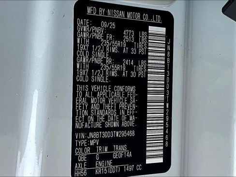 New 2026 Nissan Rogue Platinum image 14